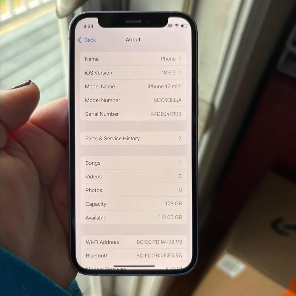 Apple iPhone 12mini 128gb in Purple
